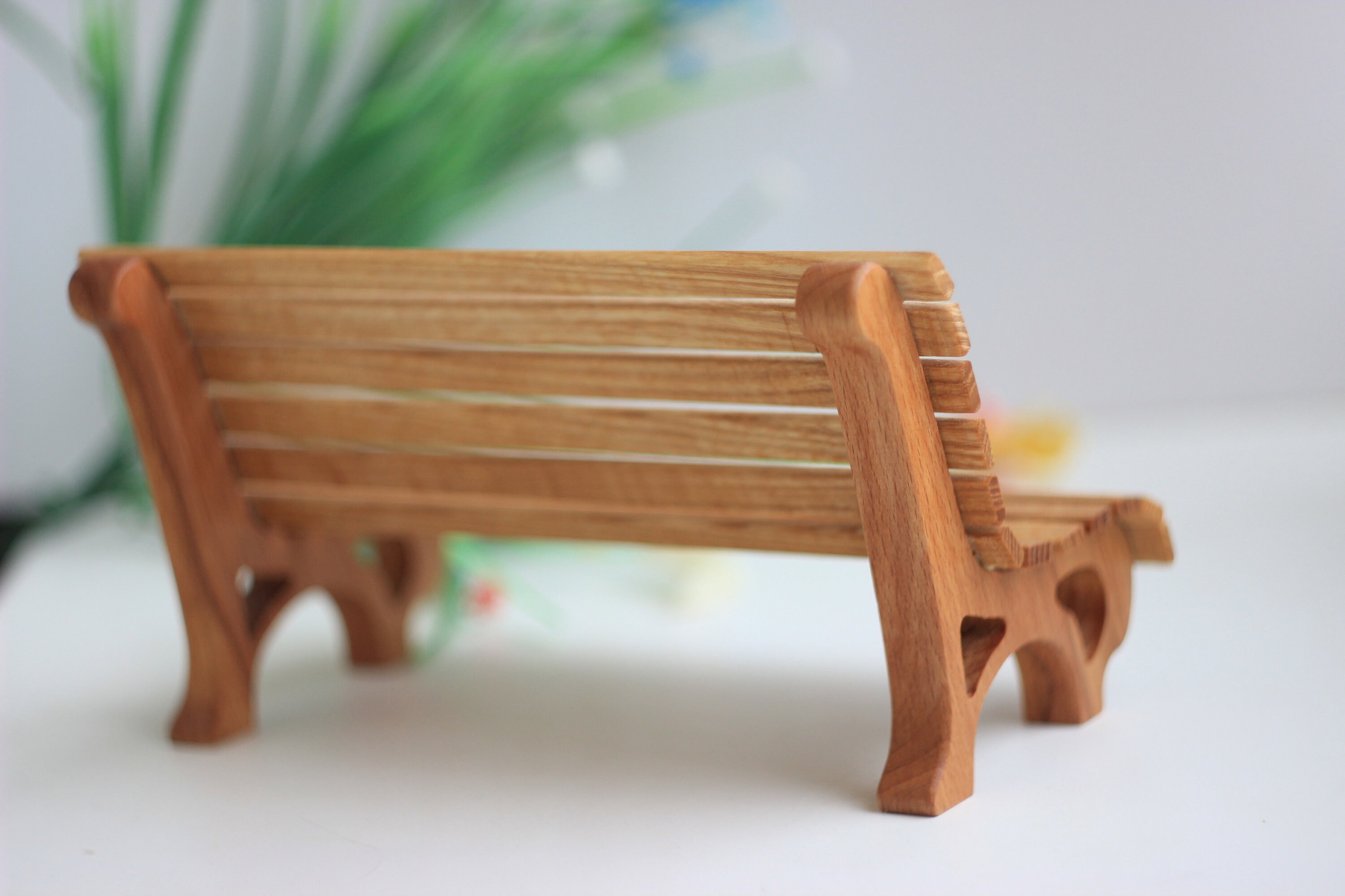 Wooden Bench For Dolls. Miniature Bench. Park Bench. Dollhouse Etsy