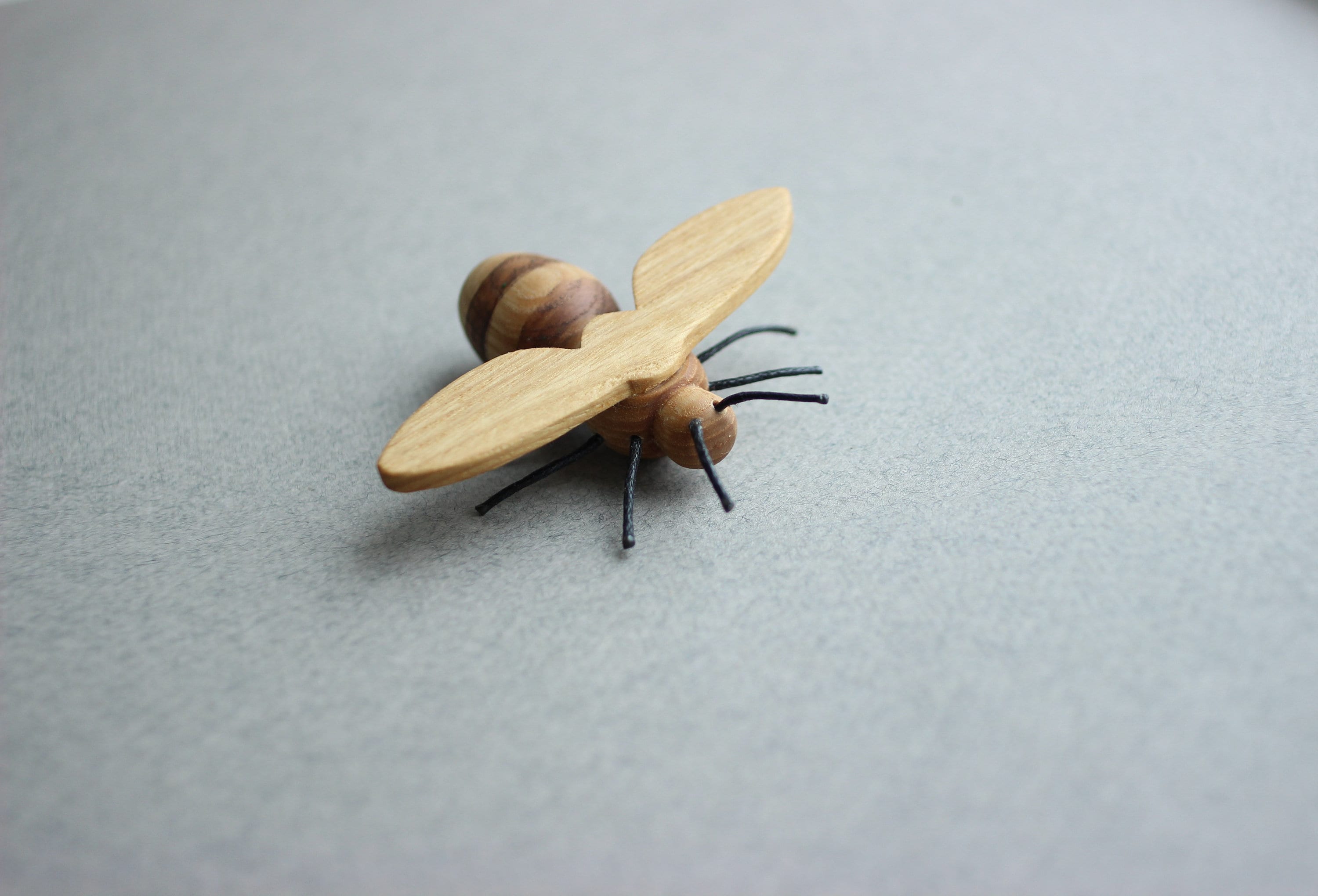 Wooden insect 8 pcs. Learning wooden toy. Eco frendly natural Etsy