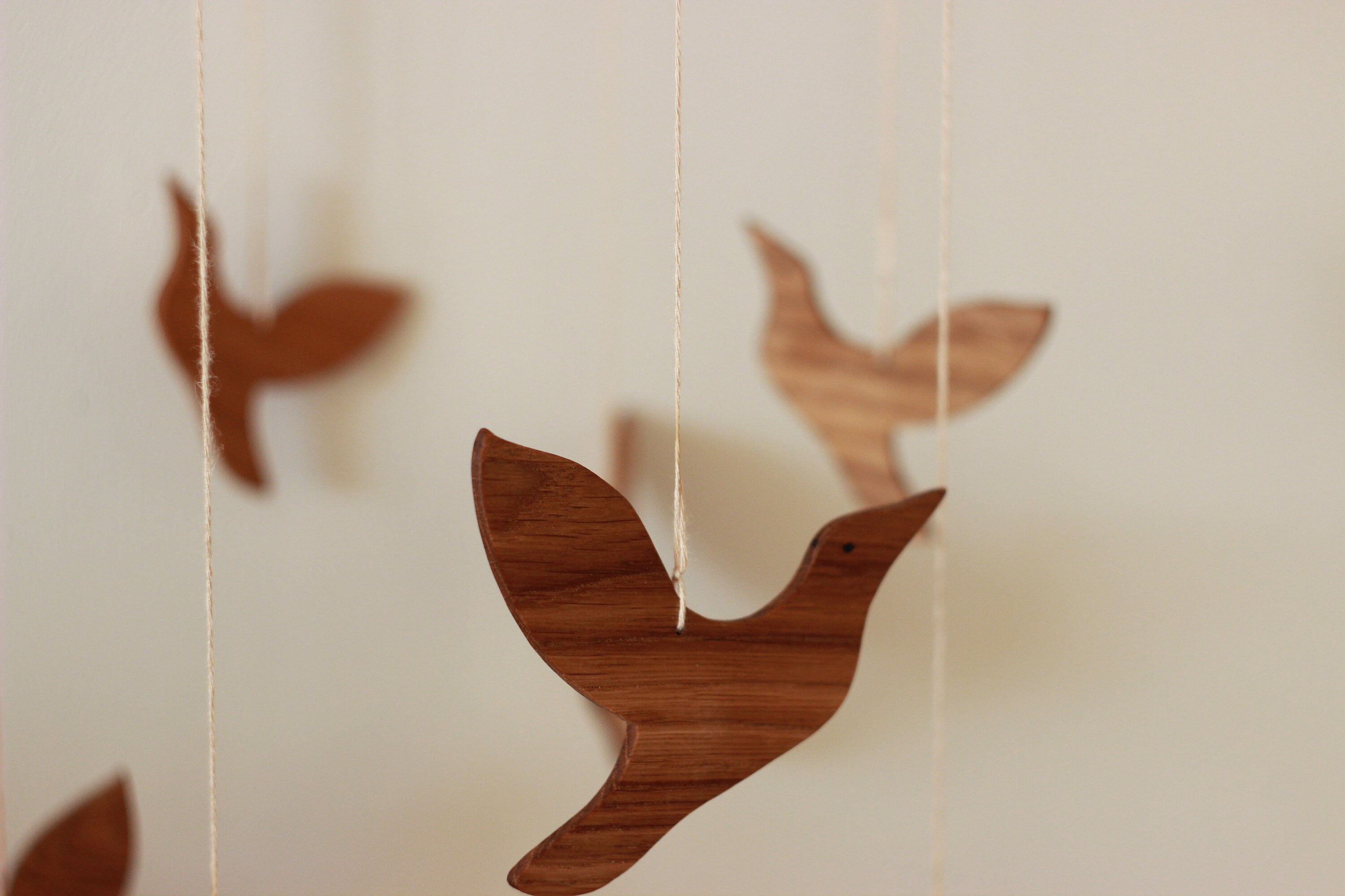 Wooden Crib Mobile Birds for Baby. Eco Friendly Toys. Baby Etsy