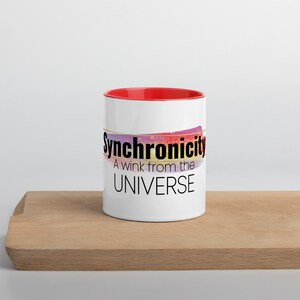 SYNCHRONICITY A WINK From The Universe/Spiritual Mug Gift/Angel Numbers/Inspirational Mug/Mug Gift/Motivational Mug/Tea Cup/Coffee Cup
