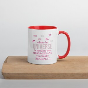 MESSAGES FROM THE Universe Mug/Motivational Mug/Inspirational Mug/Coffee Mug/Coffee Cup/Tea Cup/Tea Mug/Positive Quotes Mug/Mug Gift/Mug