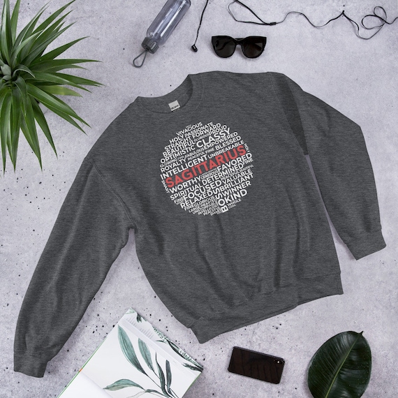 SAGITTARIUS UNISEX SWEATSHIRT/Astrology Sweatshirt/Zodiac Sweatshirt/Motivational Sweatshirt/Inspirational Sweatshirt/Sweatshirt Gift