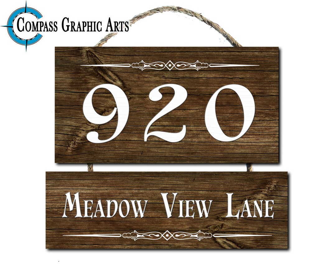 Address Sign Street House Address Custom Personalized - Etsy