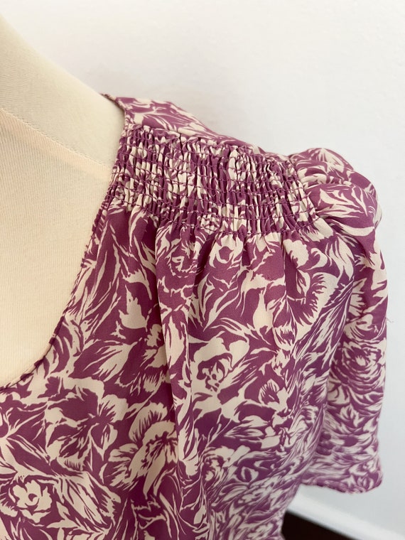 1980s Vintage Alison Peters Floral Blouson Secret… - image 6
