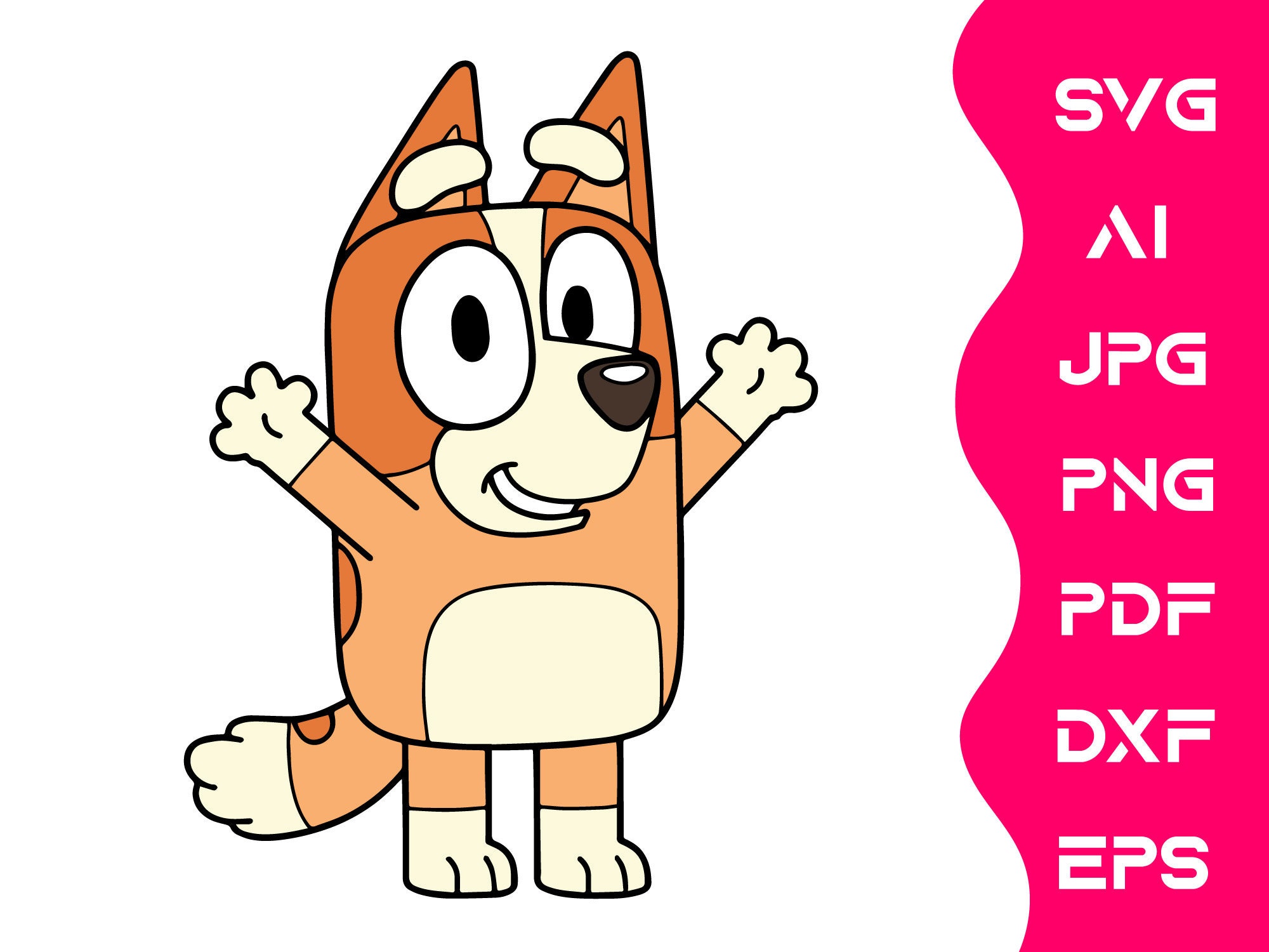 Bluey Bingo SVG