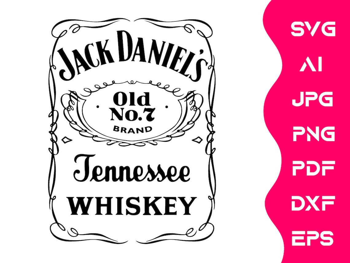 Download Jack Daniels Logo Vector Cricut Machine | Etsy