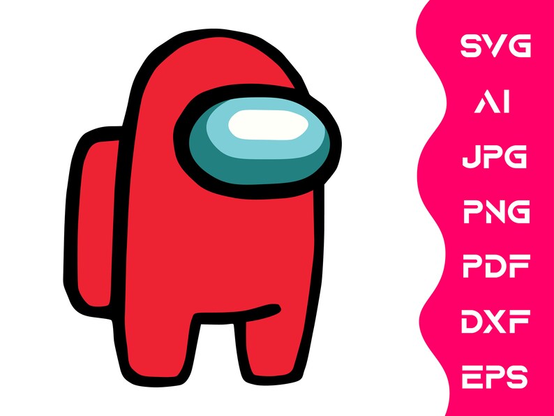 Download Among Us vector Cricut Machine svgjpgaipdfdxfepspng | Etsy