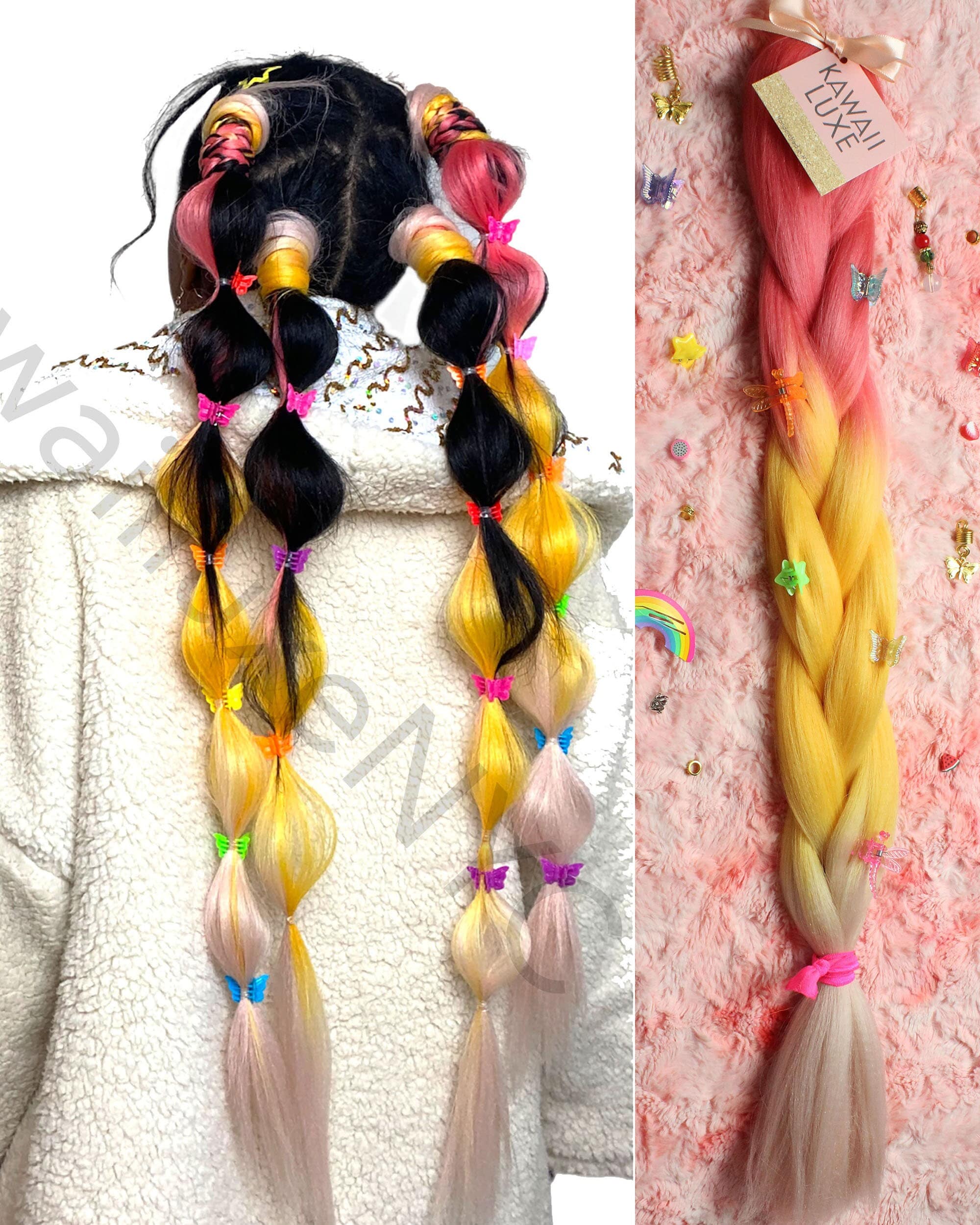 Long Flowy Halloween Braid Extensions's Code & Price - RblxTrade