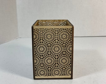 Laser Cut Wooden Decorative Storage/Display Box