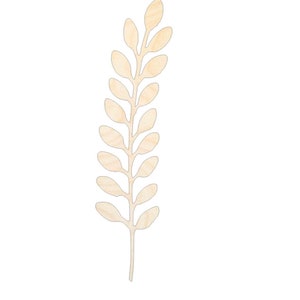 Unbemalte Holzblumen-Wildblume 4