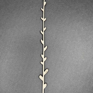 Unbemalte Holzblumen-Wildblume 1