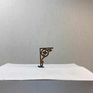 Mini Laser Cut Unfinished Decorative Wood Roof Support Style A