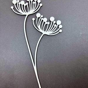 Unpainted Wooden Flowers-Dandelion