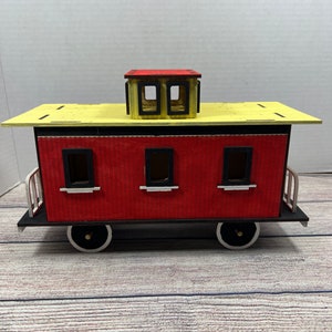 Decorative Wooden Train Caboose