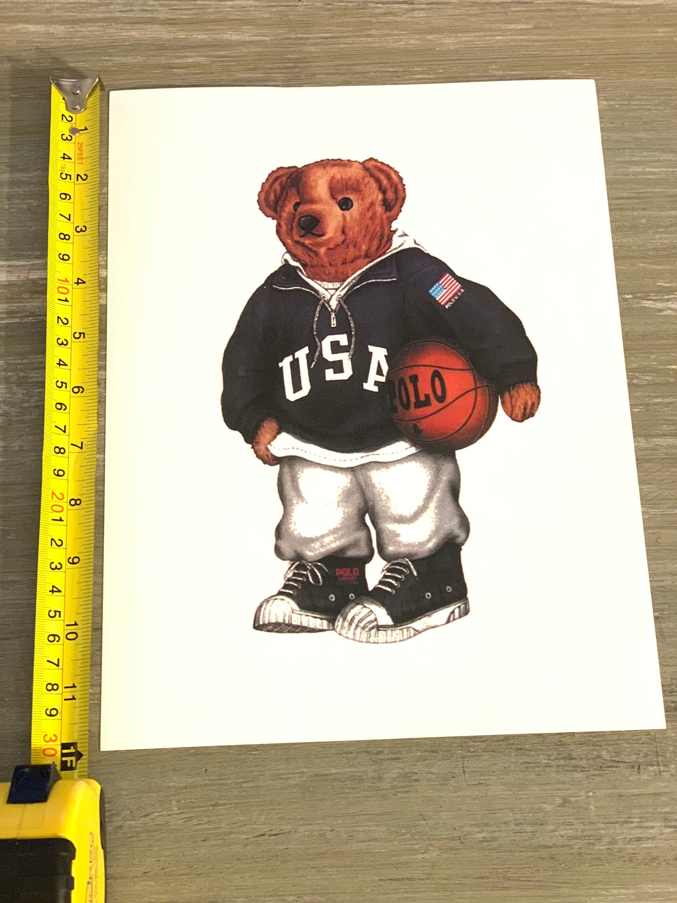 polo bear polo sports スウェット　XL size Polo Sport Ralph Lauren Vintage Polo Bear USA Crewneck Size