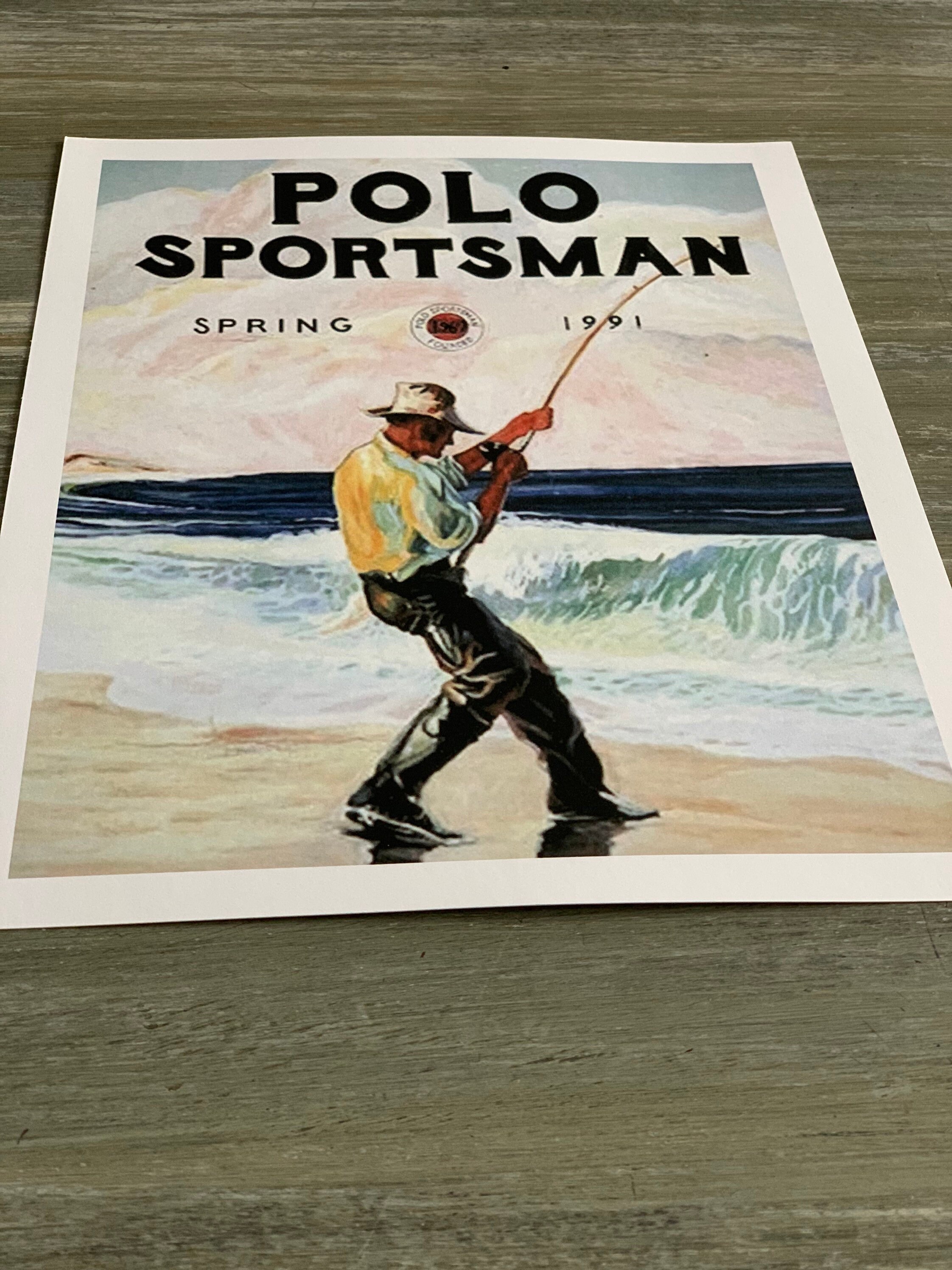 9x12 Polo Sportsman Print - Etsy