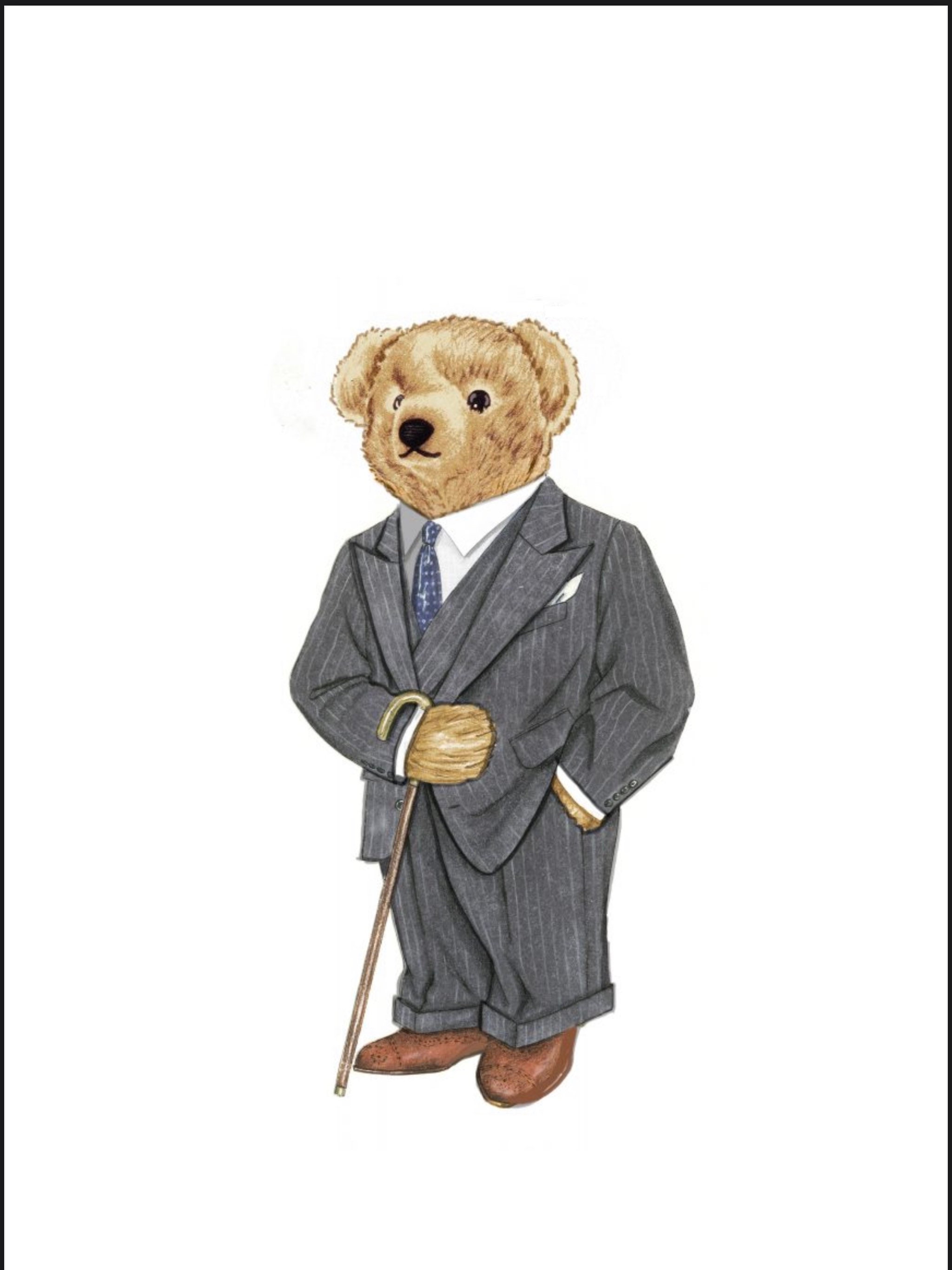 Ralph Lauren Polo Bear Plush Stuffed Animal Tuxedo Teddy 2022 New in Box