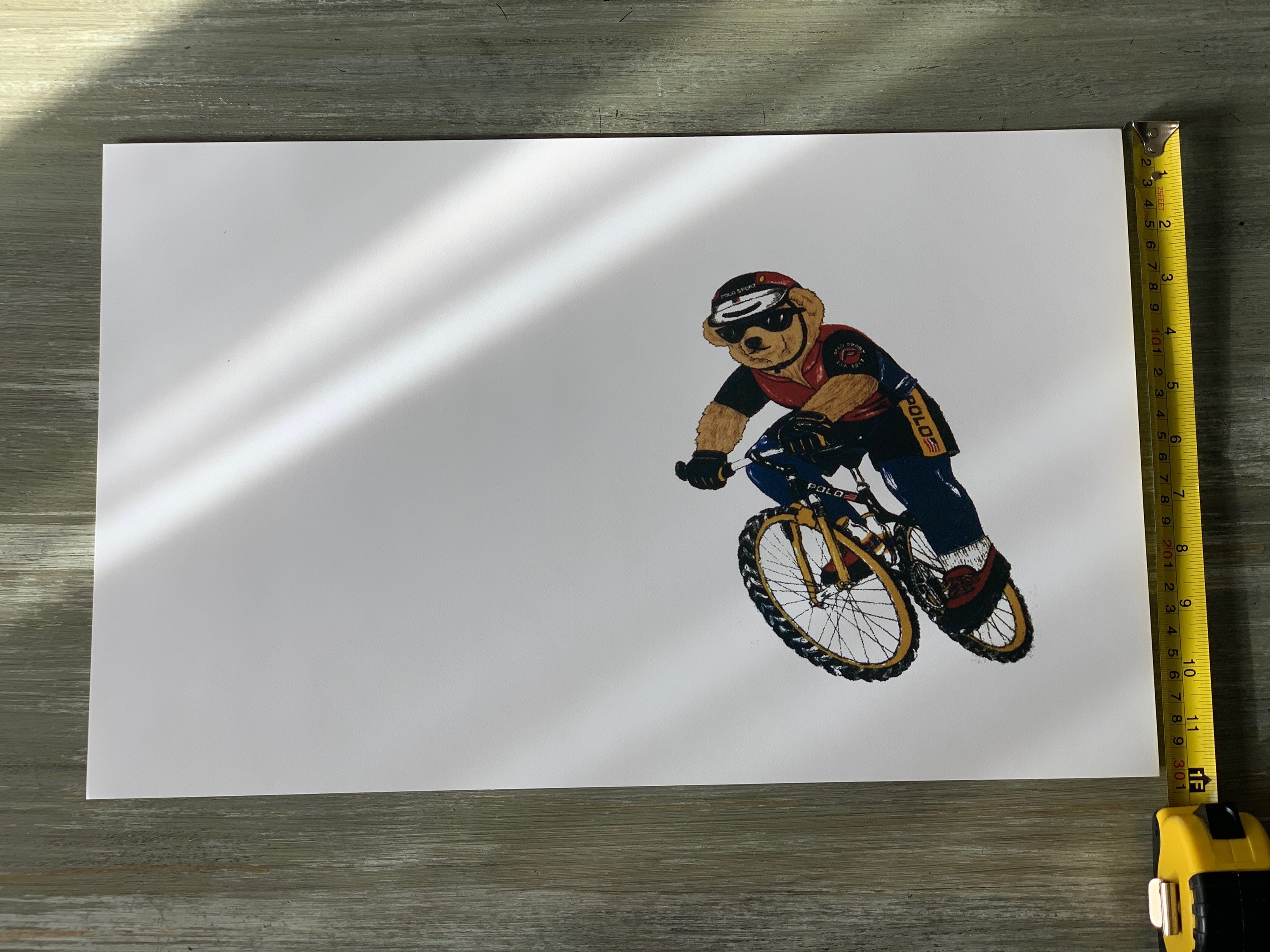 RULER アートプリント カバーオール 12X18 Polo Print 100lb Uncoated Cover - Etsy