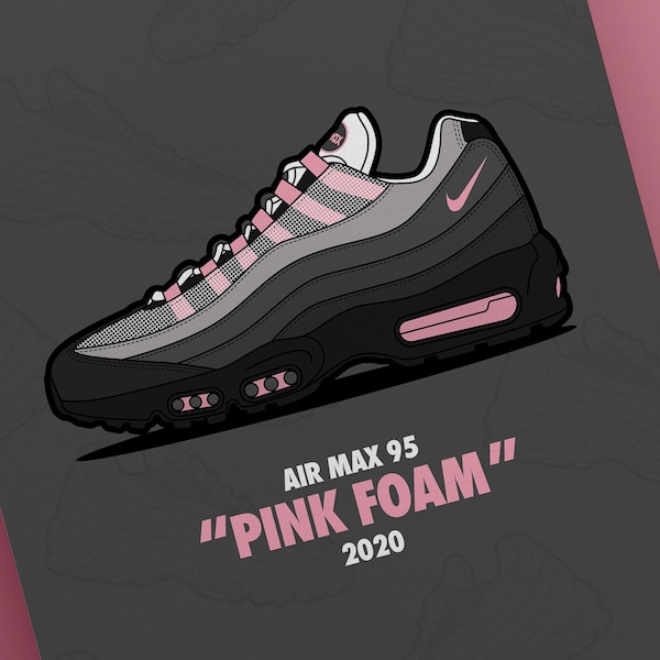 Air Max 95 'Pink Foam' Imprimé