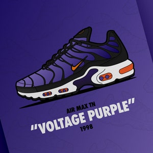 Air Max TN Stampa Voltage Purple Etsy Italia