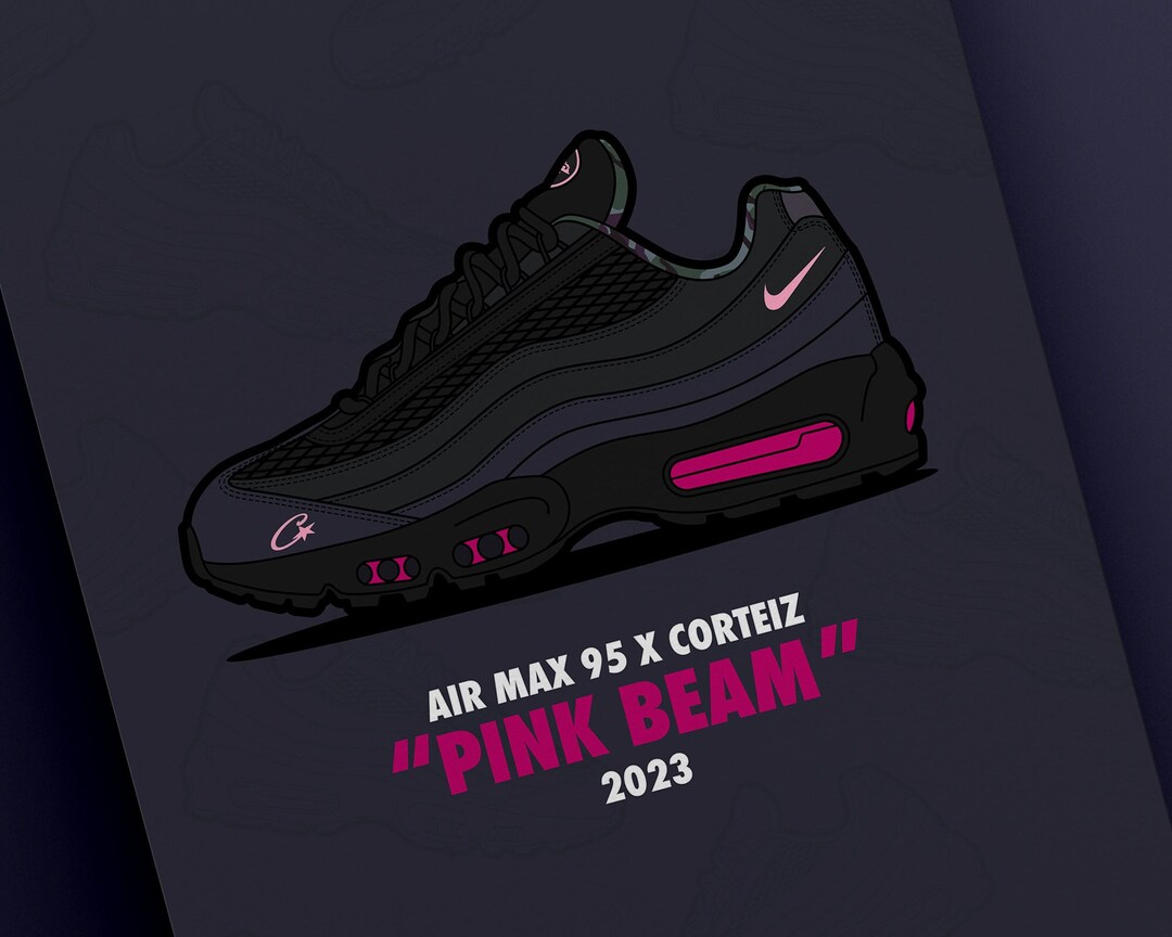 靴 Nike Air Max 95 corteiz pink beam Corteiz Nike Air Max 95 Pink Beam FB2709-001 Release Date