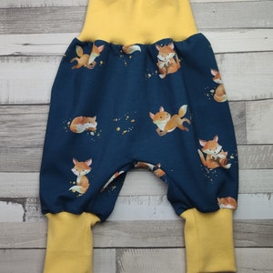 Pantalon de pompage Bébé Gr. 50-80, Animaux de la forêt, Renard