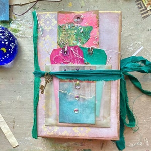 Eclectic Celestial Handmade Junk Journal Lapbook