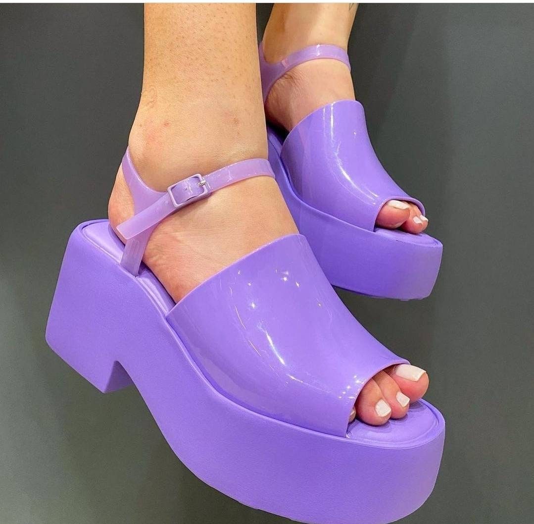 lilac platform shoes
