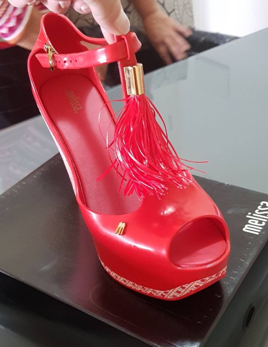 Melissa peace vi jelly wedge Clearance