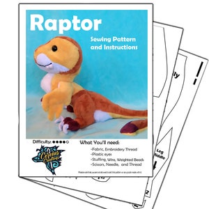 Raptor Plush Pattern