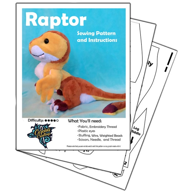 velociraptor plush