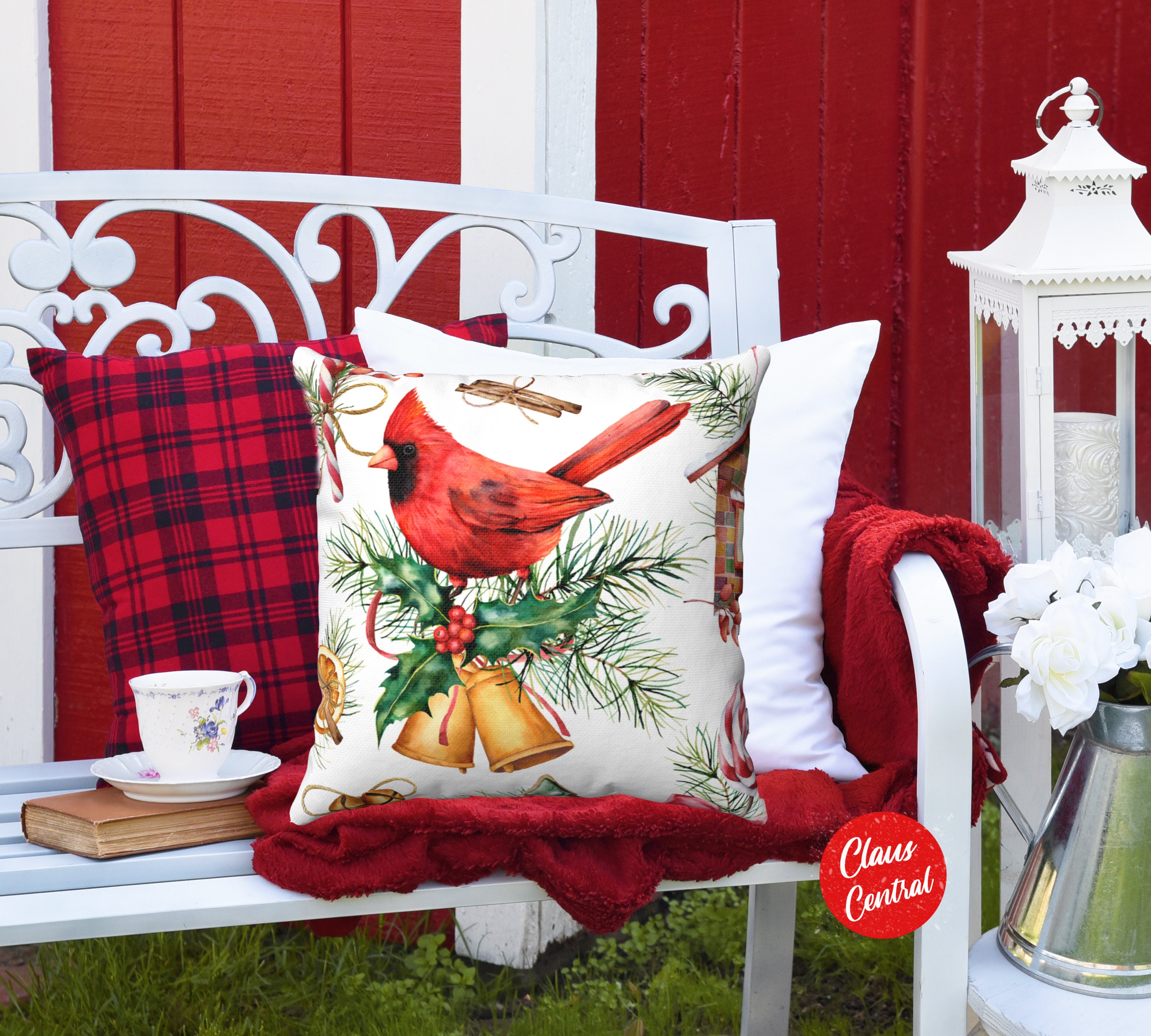 Cardinal 2025 christmas pillows