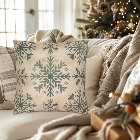 Grey christmas pillows hot sale