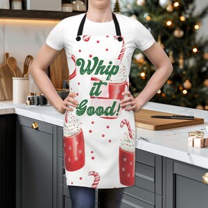 Tablier de Noël amusant - Accessoires de cuisine pour les fêtes de fin d&#39;année, jolis tabliers de vacances, tabliers de fête de Noël, cadeau de tablier de pâtisserie pour les fêtes