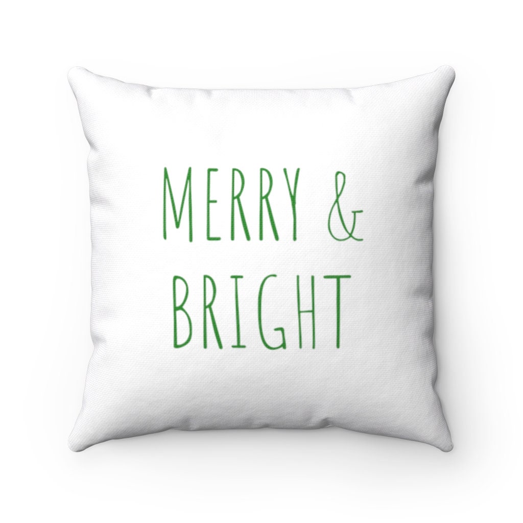 I'm Dreaming of a white Christmas #10 Pillow Cover 17x17 inch – Cotton and  Crate