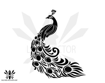 Download Peacock Mandala Svg Etsy