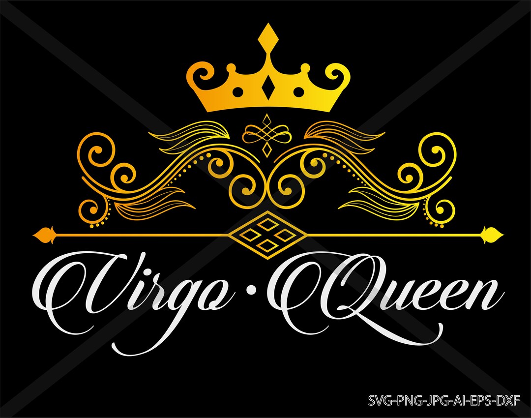 Virgo Queen Svg. Silhouette INSTANT DOWNLOAD - Etsy UK