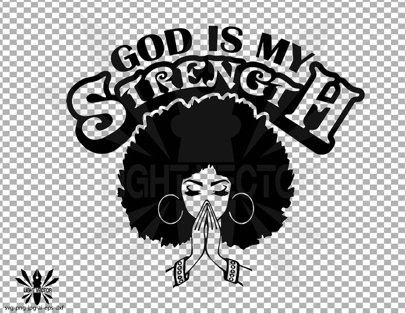 Download Afro latina woman design silhouette INSTANT DOWNLOAD | Etsy