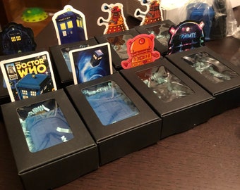 Doctor Who handmade soap & sticker gift box set.