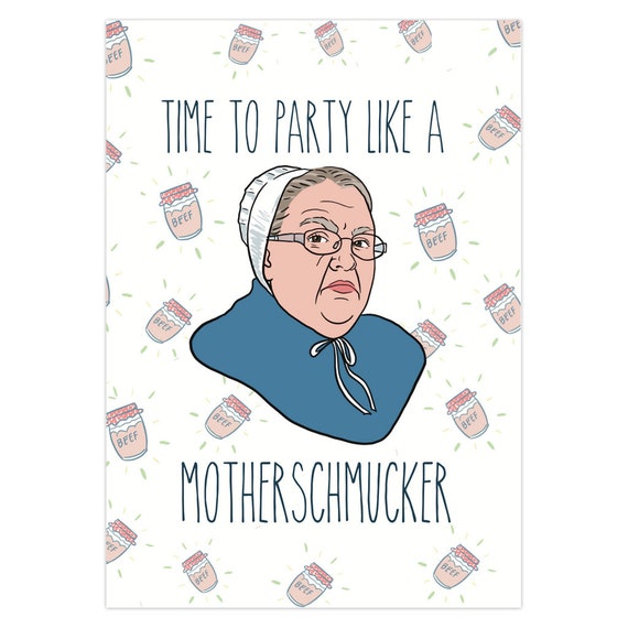 Amish Birthday Card Schmucker Etsy