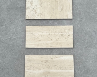 Italian Vein Cut Polished Travertine Wall & Floor Tiles SAMPLE