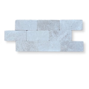 Botticino Beige Tumbled Brick Effect Marble Wall & Floor Tiles SAMPLE