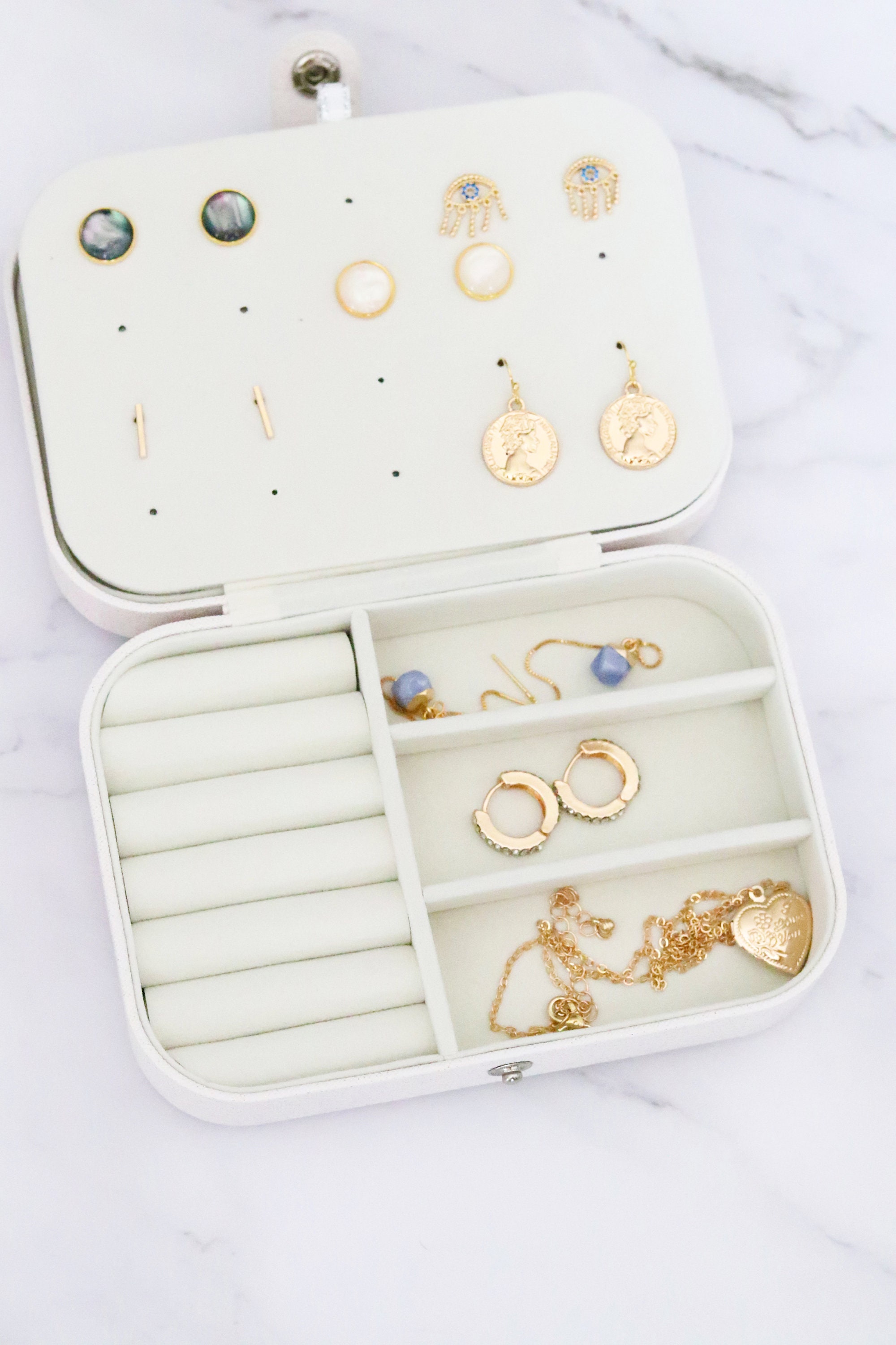 Travel Jewelry Box Travel Jewelry Case Jewelry Display Etsy