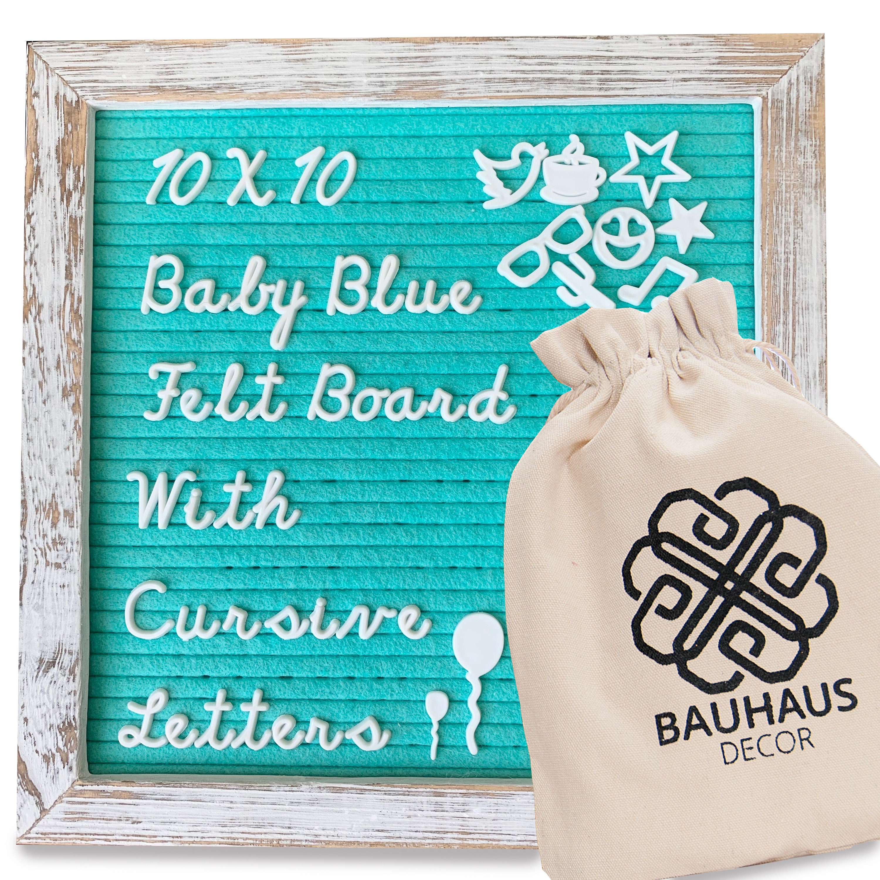 Letter Board Message Board Baby Blue Felt Letter Board Etsy UK