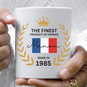 Personalized French Friend Gift French Mother Gift French Dad French Girlfriend French Boyfriend Gift for French Person French Country Gift