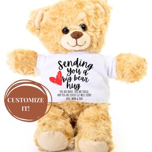 Childrens Hospital Gifts, Child Cancer Gift, Kids Cancer Gift, Comfort Bear, Cancer Encouragement Gift, Custom Gift for Hospital