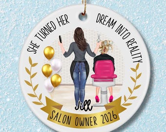 Personalized Salon Owner Gift, Hairstylist Gift, Salon Decor, Hairdresser Gift, Hairdressing Gift, Best Hairdresser Gift Salon Business