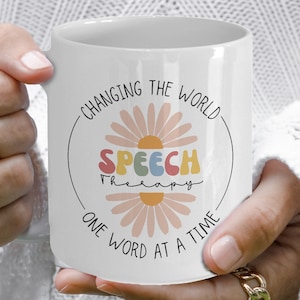 Speech Therapy Gift, Speech Therapist Mug, Speech Language Pathologist Gift, SLP Gift, Speech Therapist Gift, SLP Mug, Speech Mug, SLP Cup
