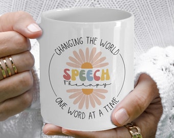 Speech Therapy Mug, SLP Gift, Speech Language Pathologist