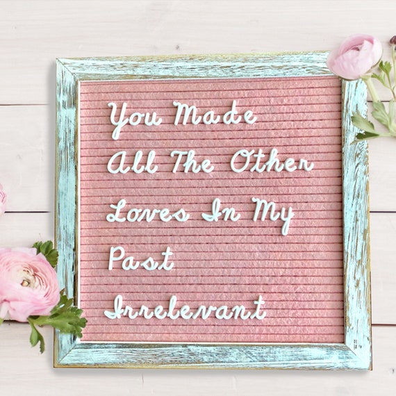Letter Board Message Board Pink Letter Board Letter Board Etsy